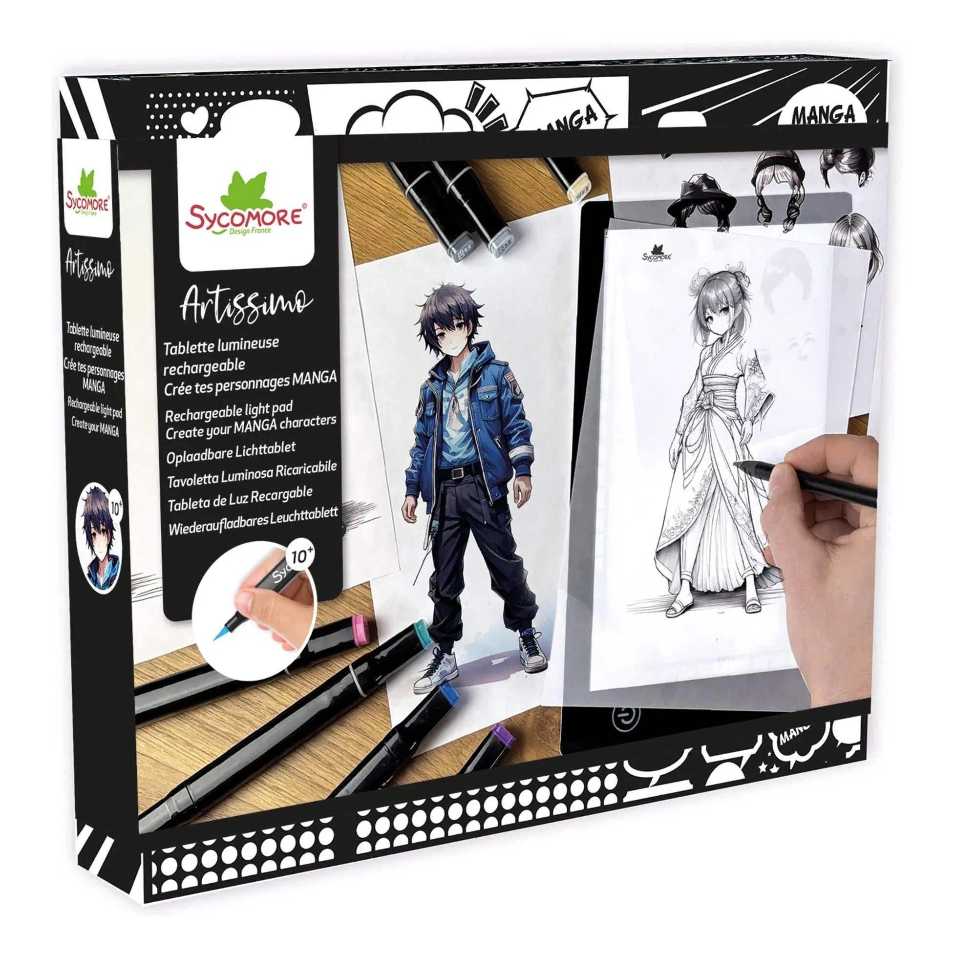Sycomore - Manga - Tablet luminoso recargable para crear personajes de Manga