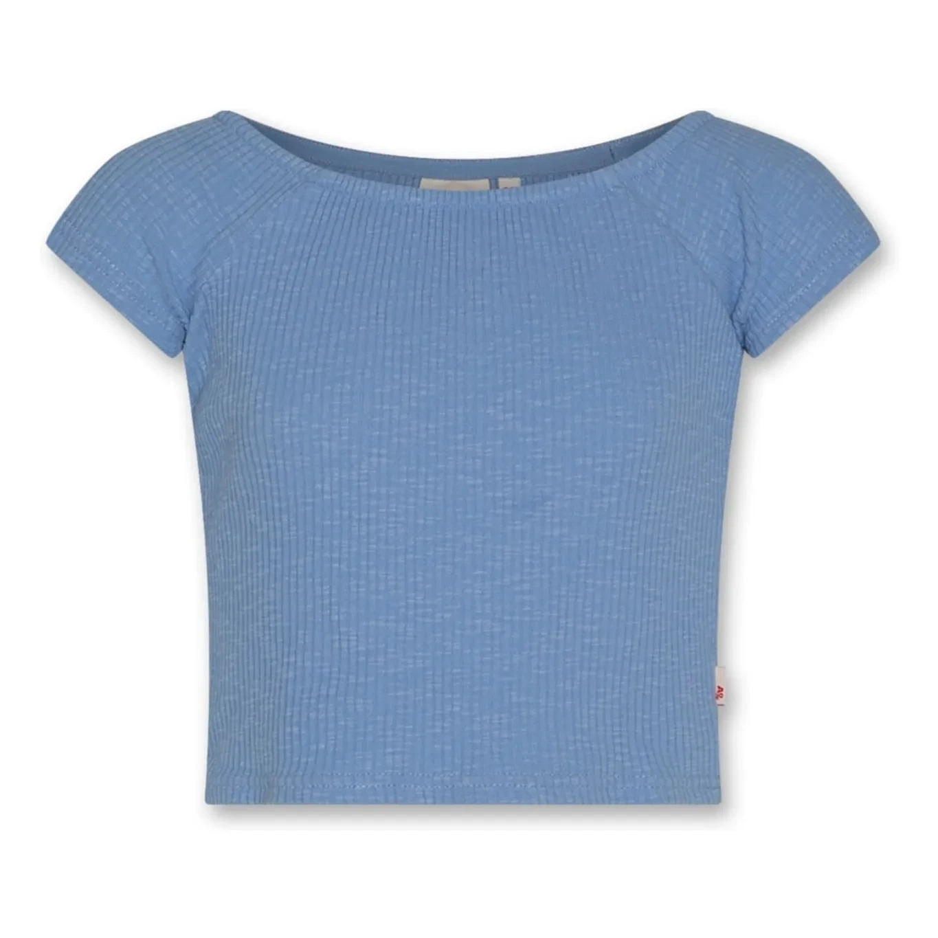 AO76 - Camiseta corta de algodón reciclado Banu | Azul