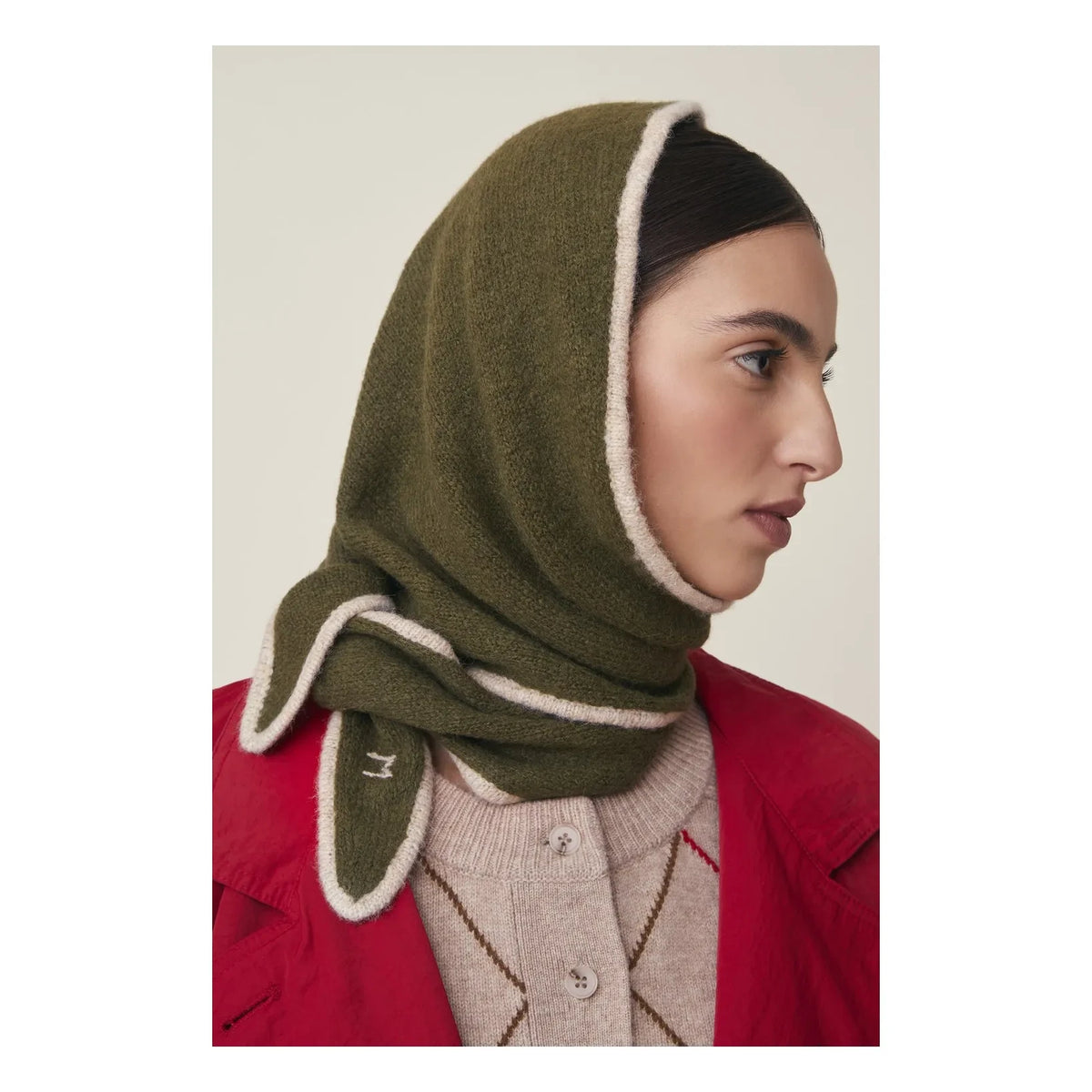 Moismont - Chal Elly n.º 218: Alpaca y Algodón | Caqui