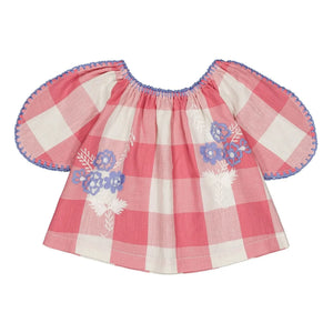 Hello Simone - Blusa Marlette a cuadros | Rosa