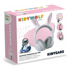 Kidywolf - Auriculares de conejo | Blanco