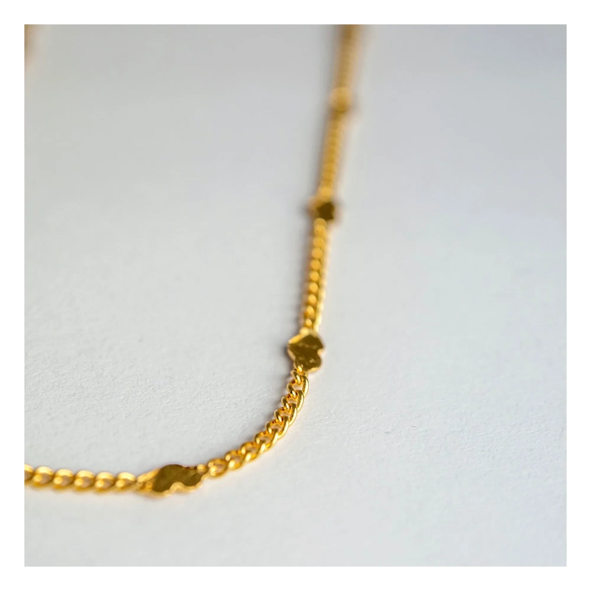 Adorabili - Collar Cadena Corazón | Oro