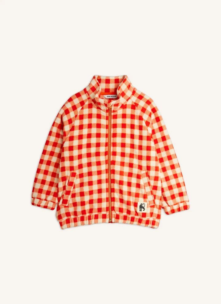 Mini Rodini - Gingham sweatshirt | Rojo