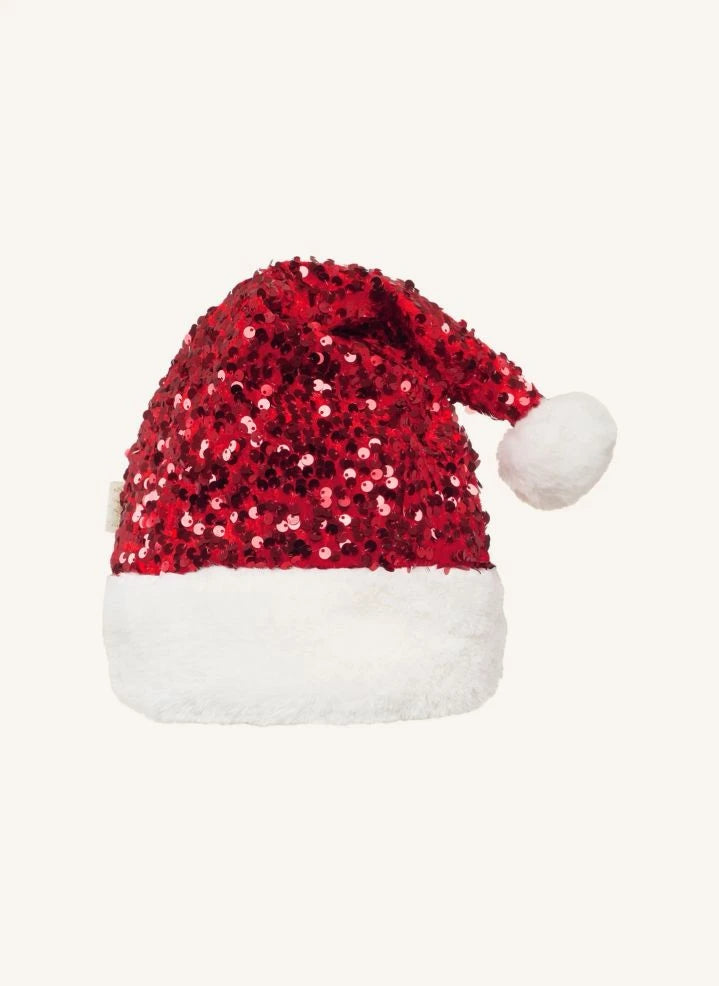 Rockahula Kids - Gorro de Papá Noel con Lentejuelas | Rojo