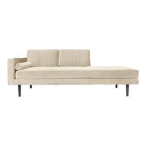 Broste Copenhagen - Sillón de terciopelo rosa pálido