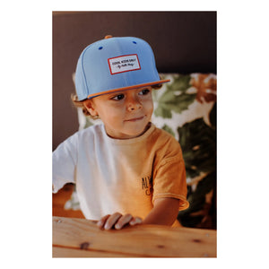 Hello Hossy - Gorra visera plana | Azul Denim