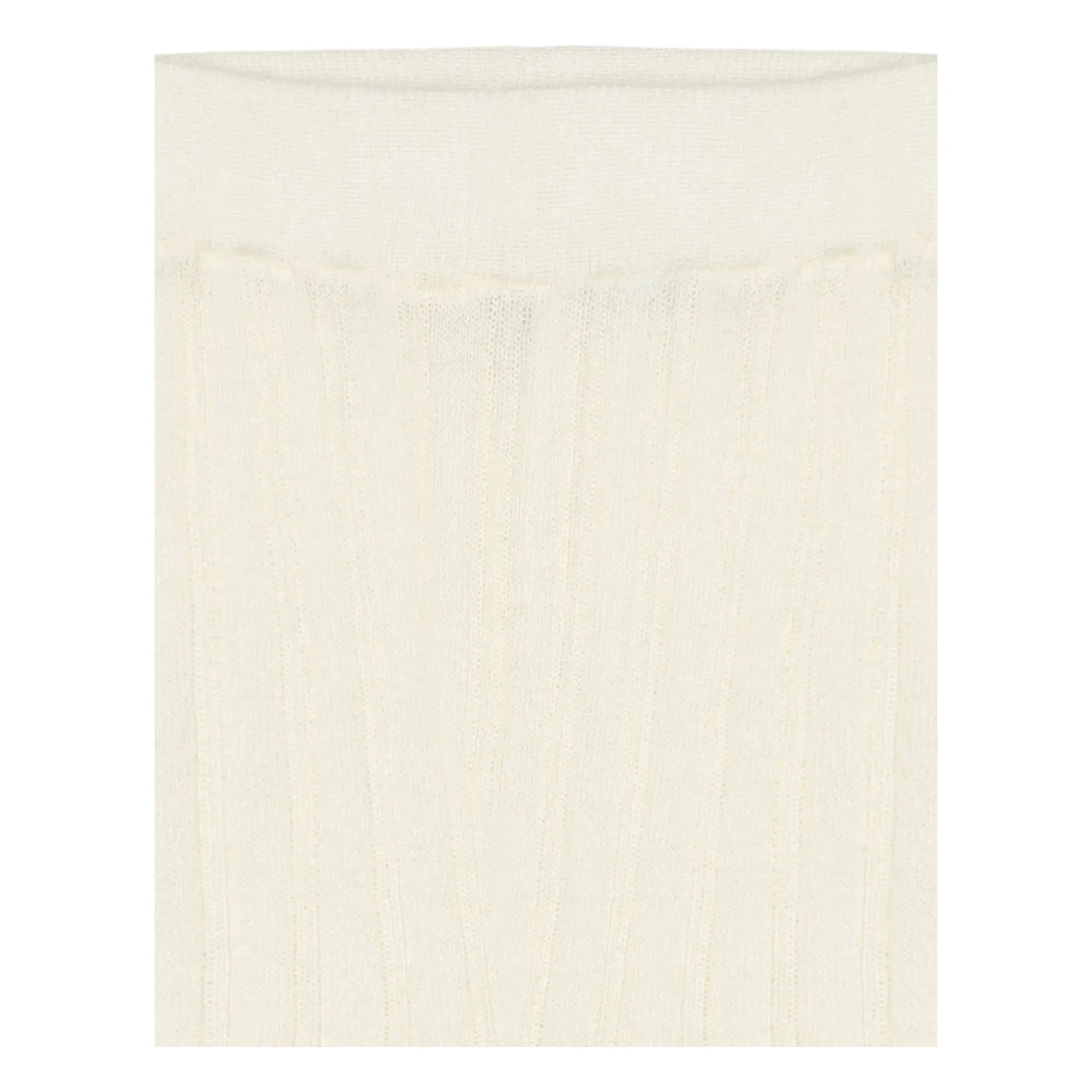 FUB - Leggings finos de canalé de algodón orgánico | Crudo