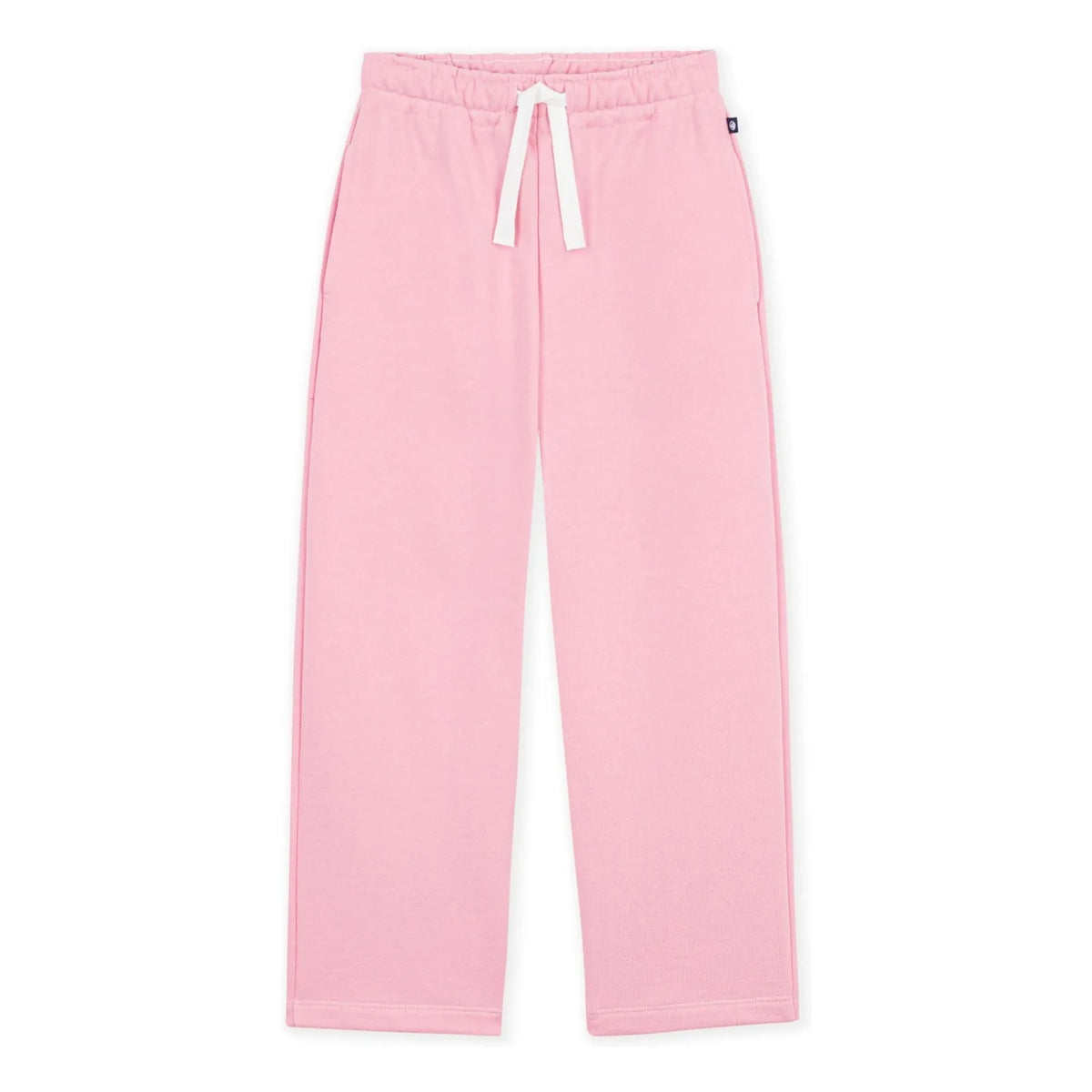 Petit Bateau - Jogger liso de algodón orgánico | Rosa