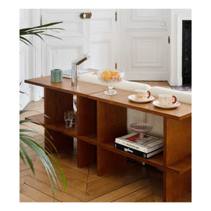 The Socialite Family - Estante Mara, chapa de iroko | Iroko