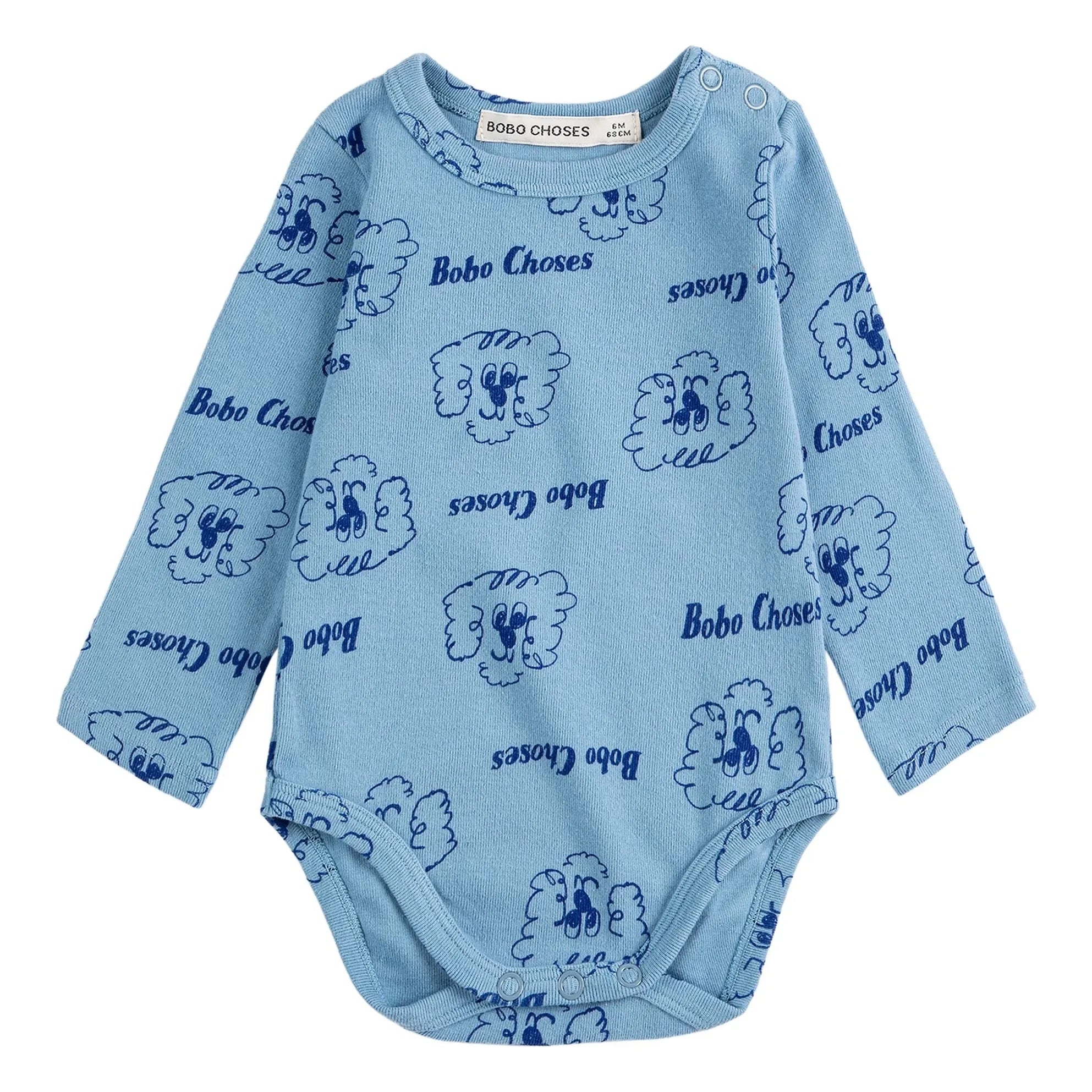 Bobo Choses - Body Dogs Algodón Orgánico | Azul
