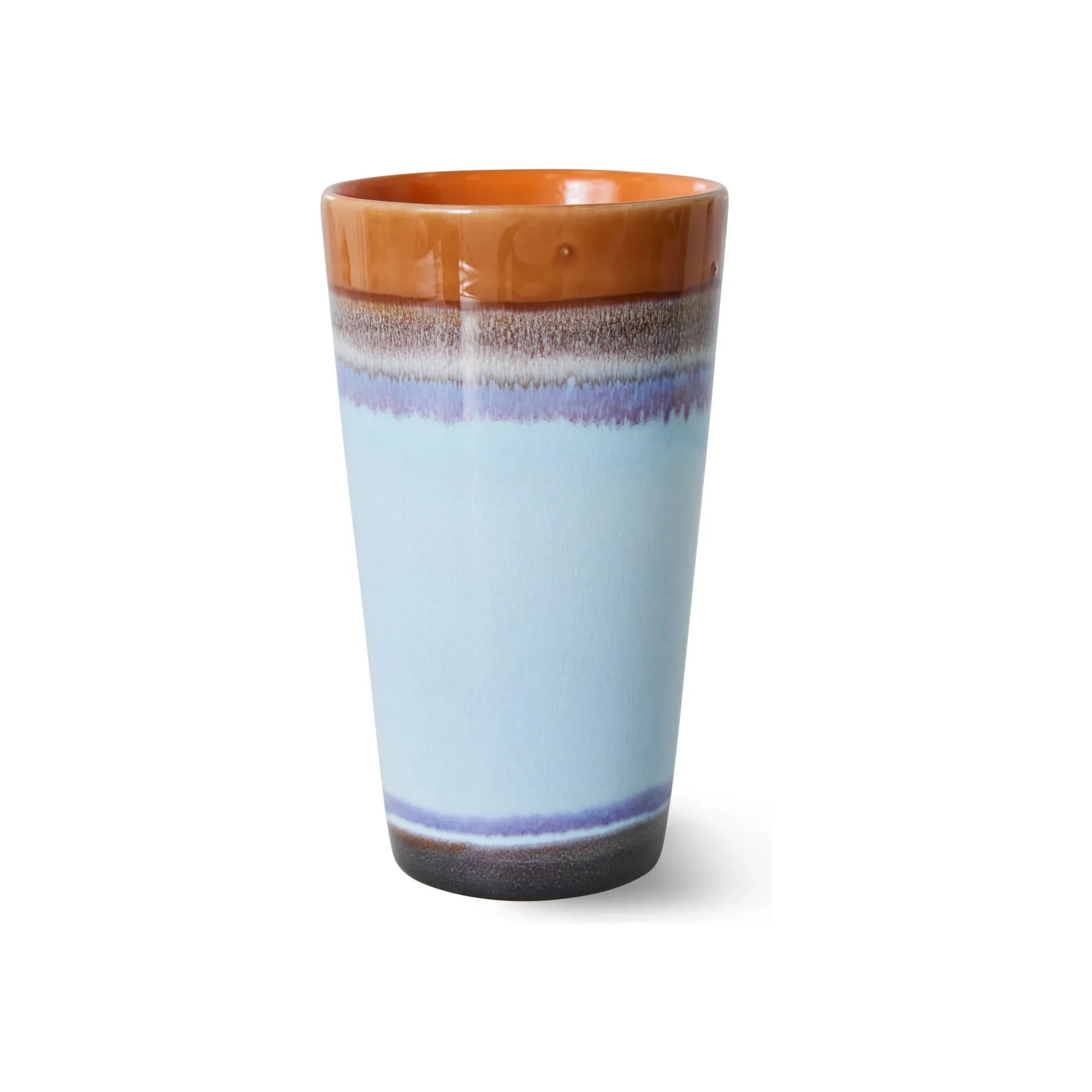 HKliving - Taza de gres | Azul claro