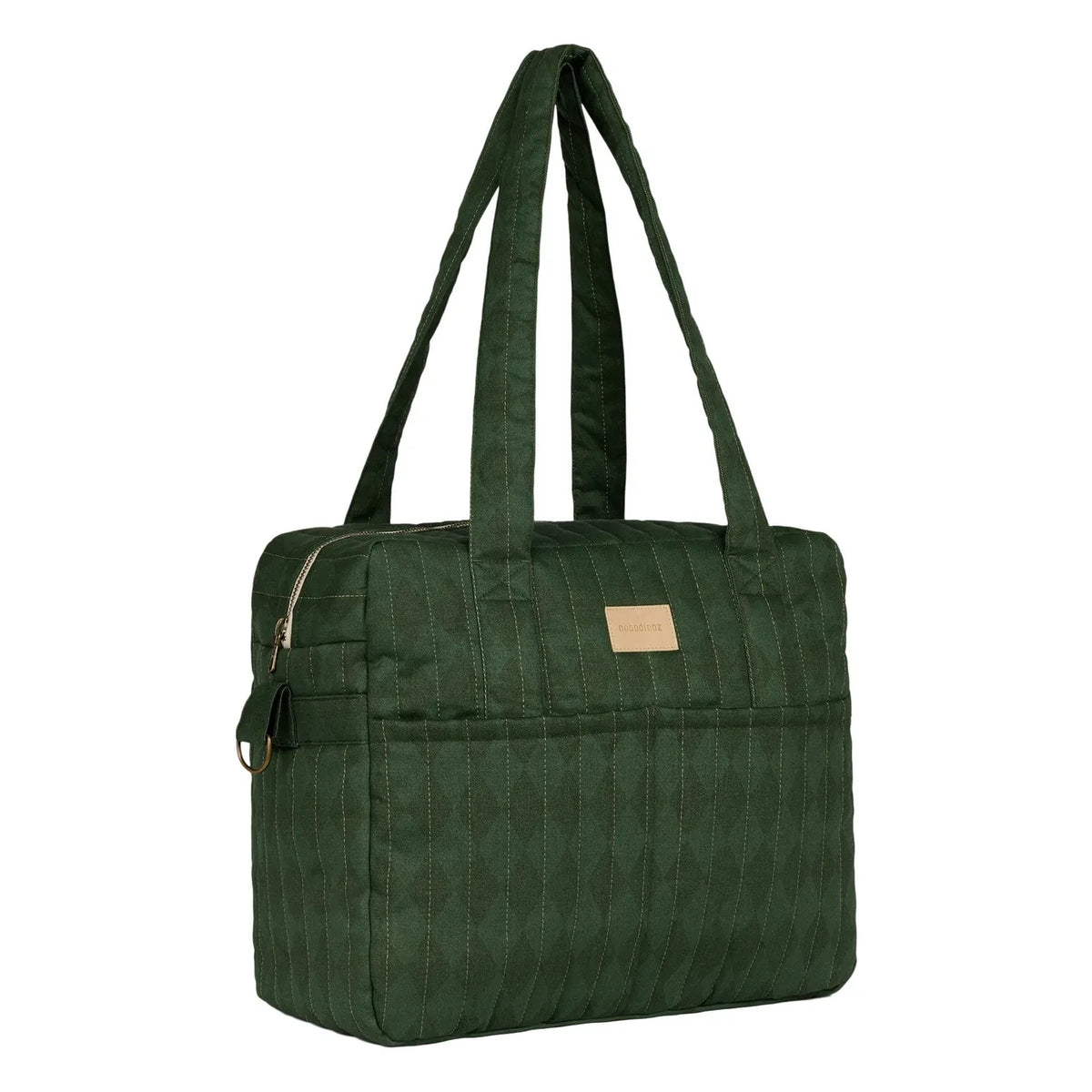 Nobodinoz - Bolso Maternal Impermeable Hyde Park Diamonds | Verde