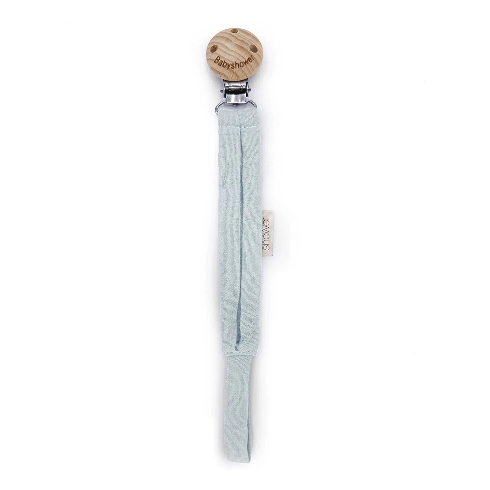 Baby shower - Clip para chupete | Azul claro