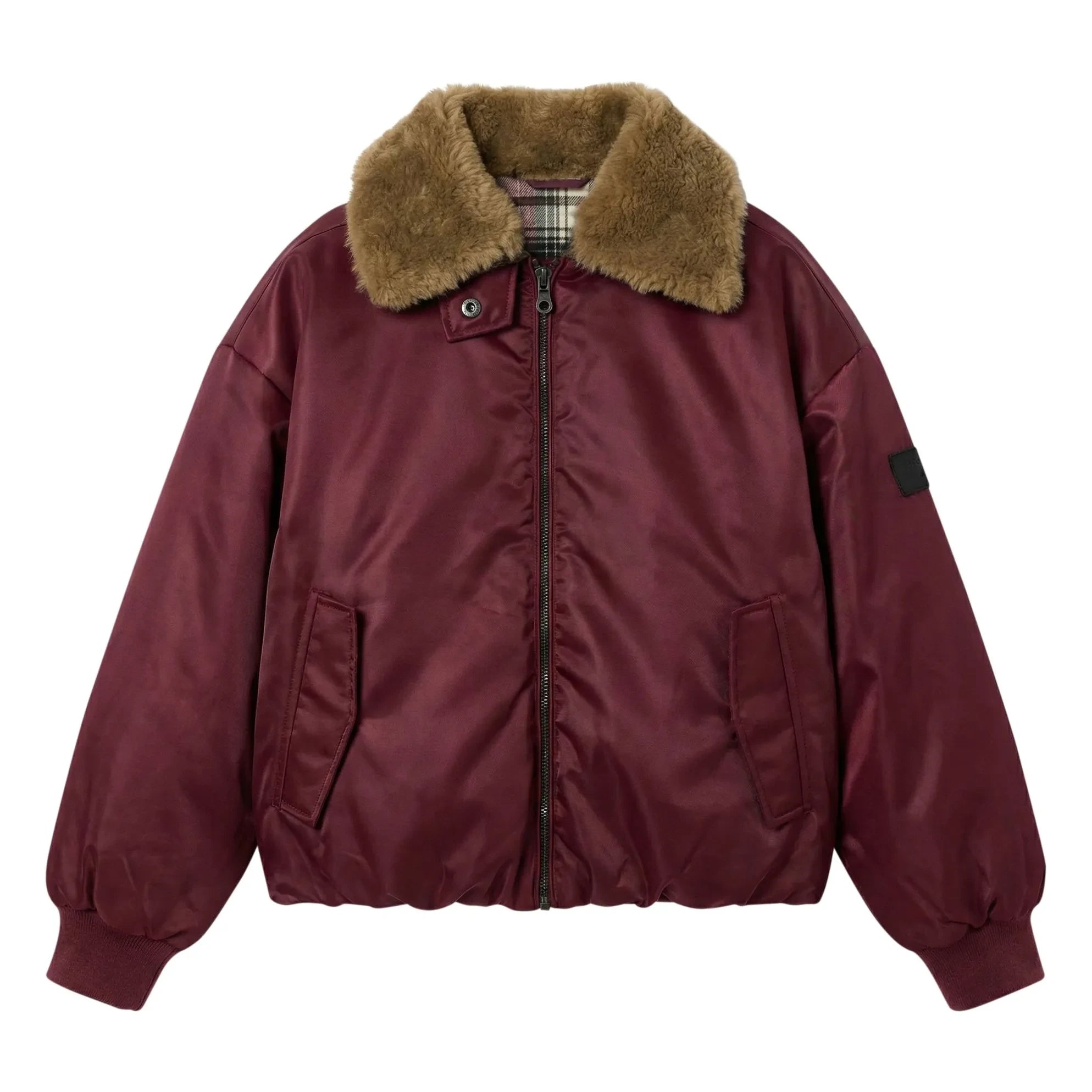 Pan comido - Chaqueta bomber Aria | Berenjena