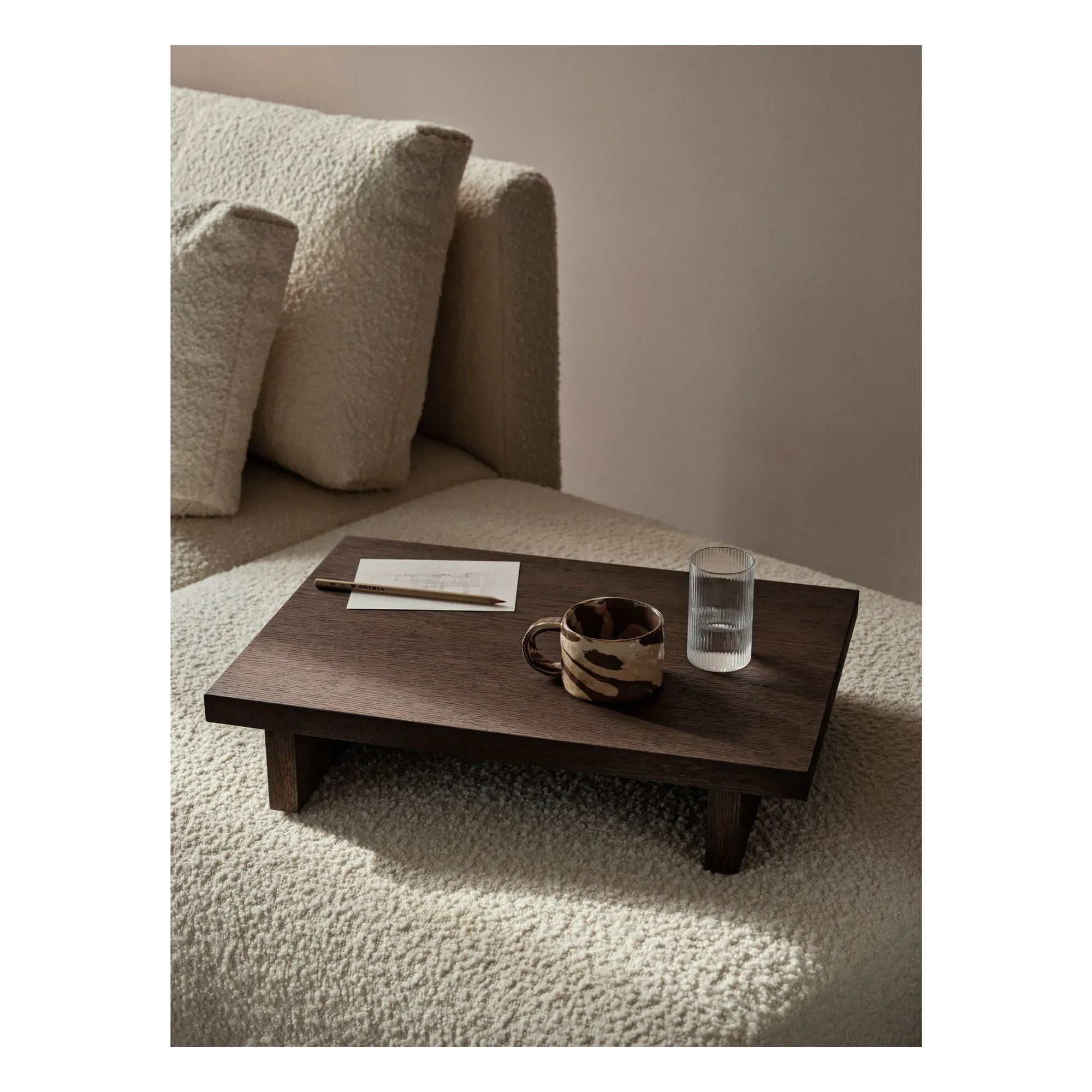 Ferm Living - Mesa de centro Kona | Roble Oscuro