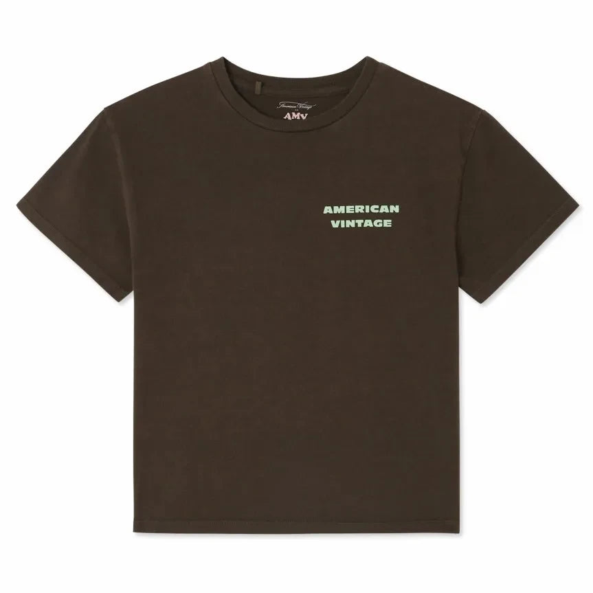 American Vintage - Camiseta con logo Fizvalley | Marrón