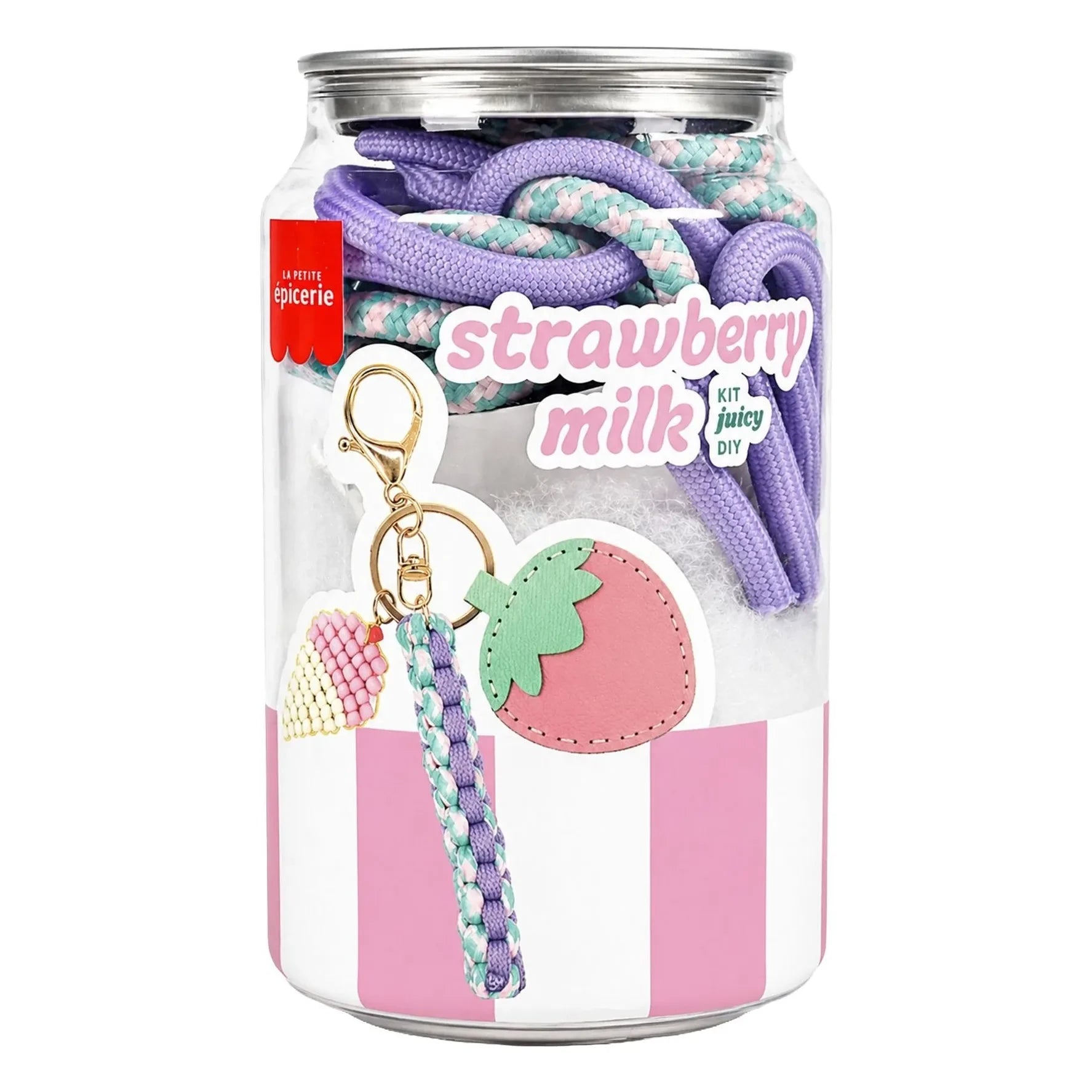 La Petite Épicerie - Pshiiit Set de Llaveros - Strawberry Milk