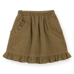 Fliink - Falda fruncida Dolly | Caqui