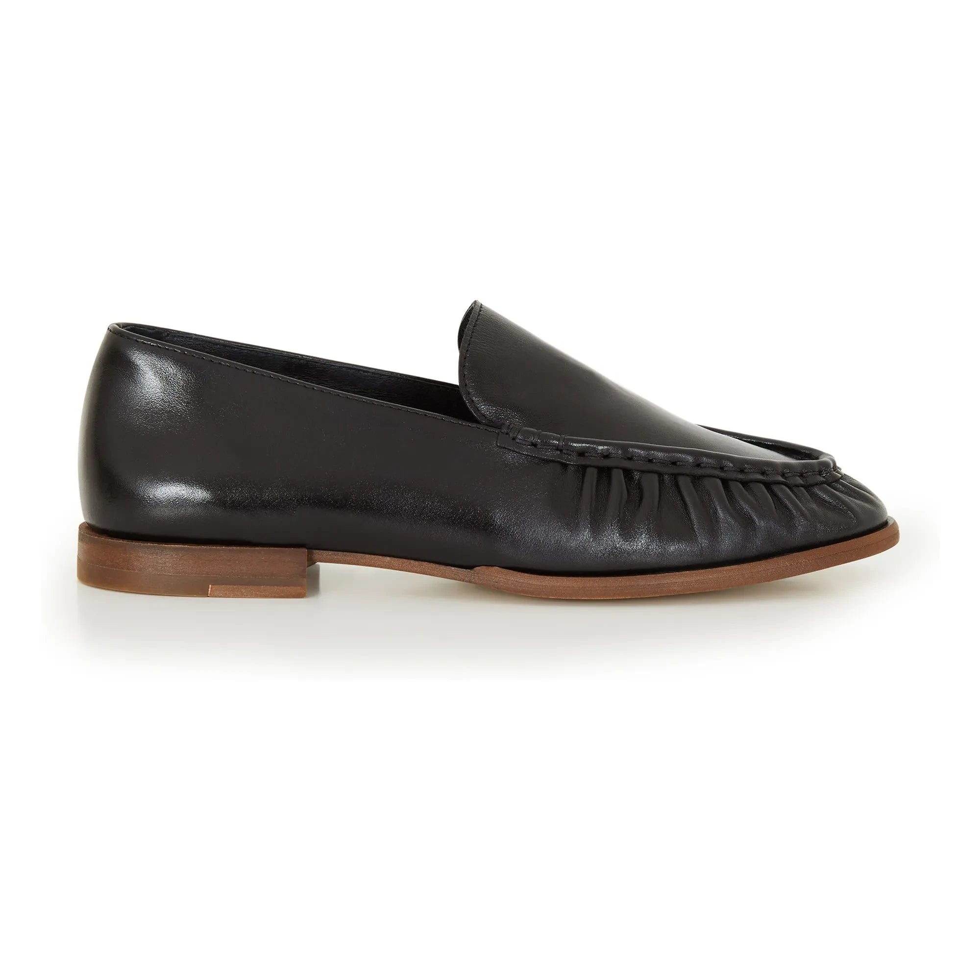 Sessùn - Zapatos Mocasines de Cuero Ayano | Negro