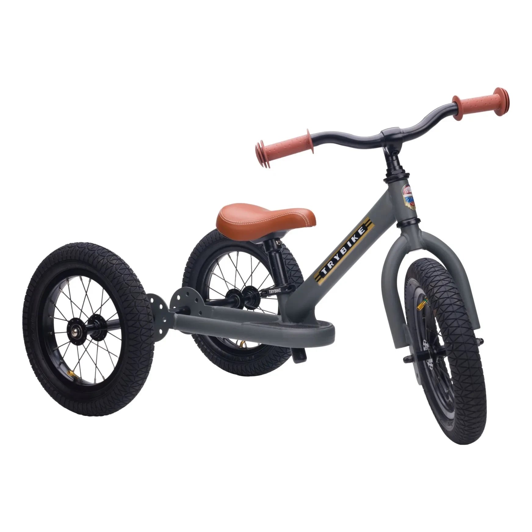 Trybike - Bicicleta de equilibrio - Triciclo | Gris carbón
