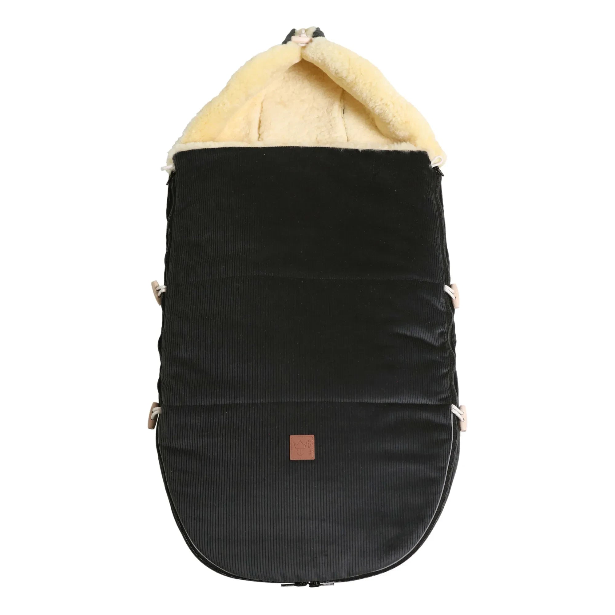 Kaiser - Filius Saco universal de piel de cordero | Negro