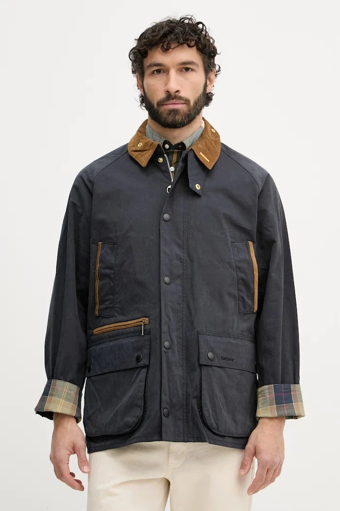 Chaqueta de entretiempo de algodón Barbour Bedale para hombre