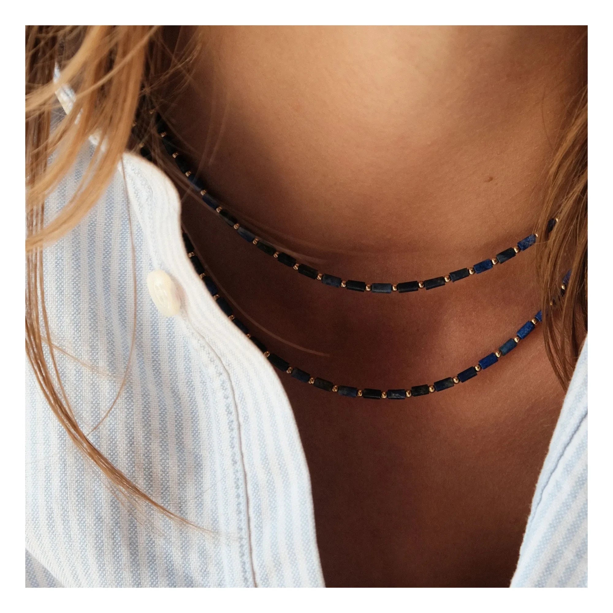 Camille Colette Studio - Collar Baia Lapislázuli | Azul