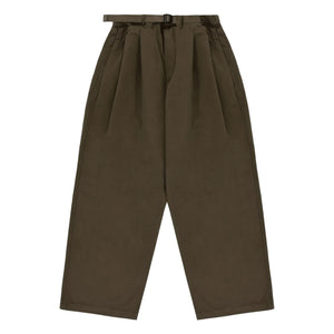 Kappy - Pantalones Anchos Acanalados de Dos Tonos | Marrón