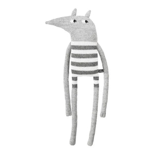 Main Sauvage - Peluche de lana a rayas