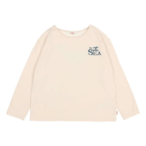 Búho - Camiseta Hacia el mar Algodón orgánico | Beige