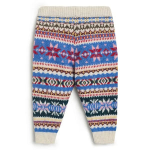 la nueva sociedad - Leggings Caia Jacquard, fabricados con fibras recicladas | Azul