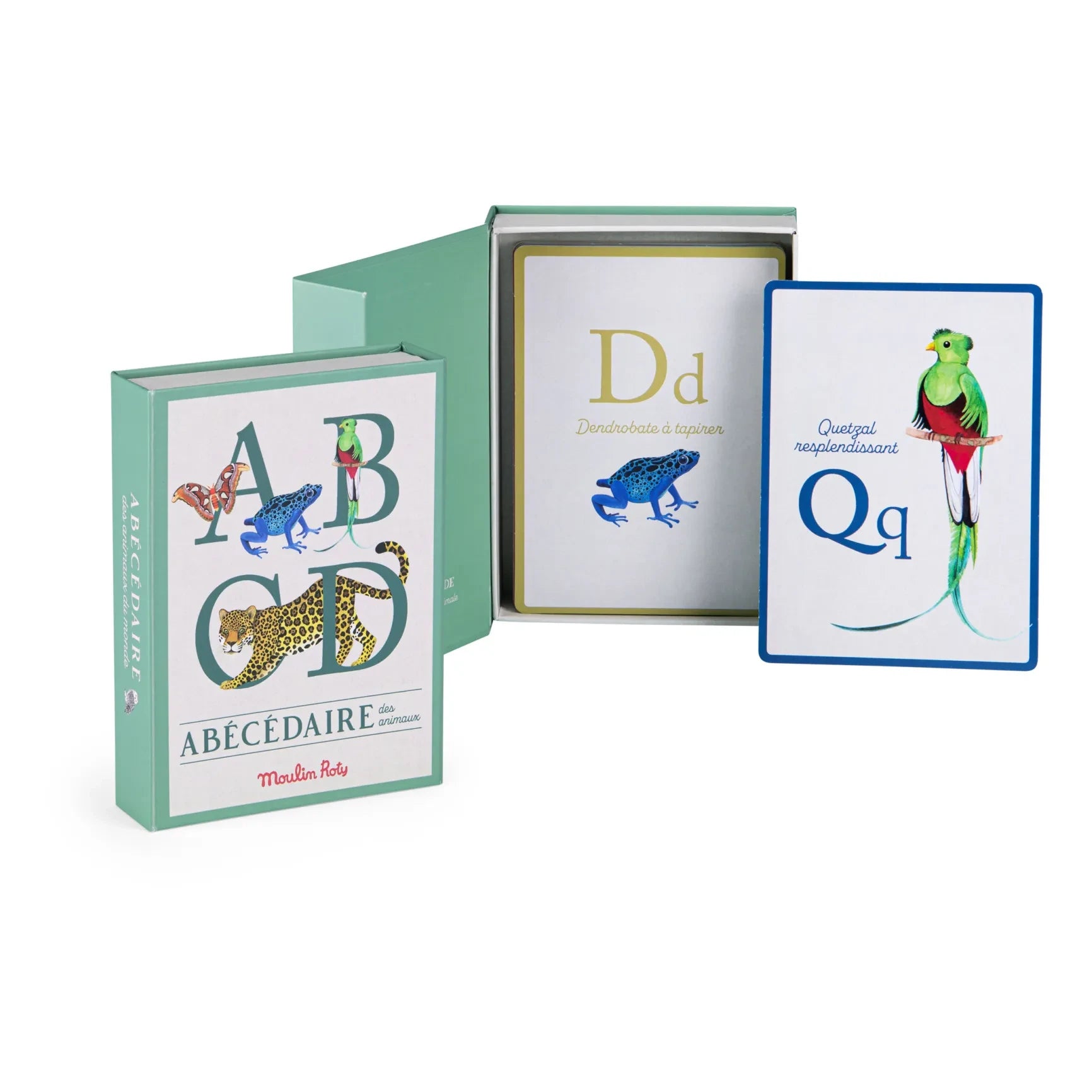 Moulin Roty - Tarjetas ABC de animales - FR