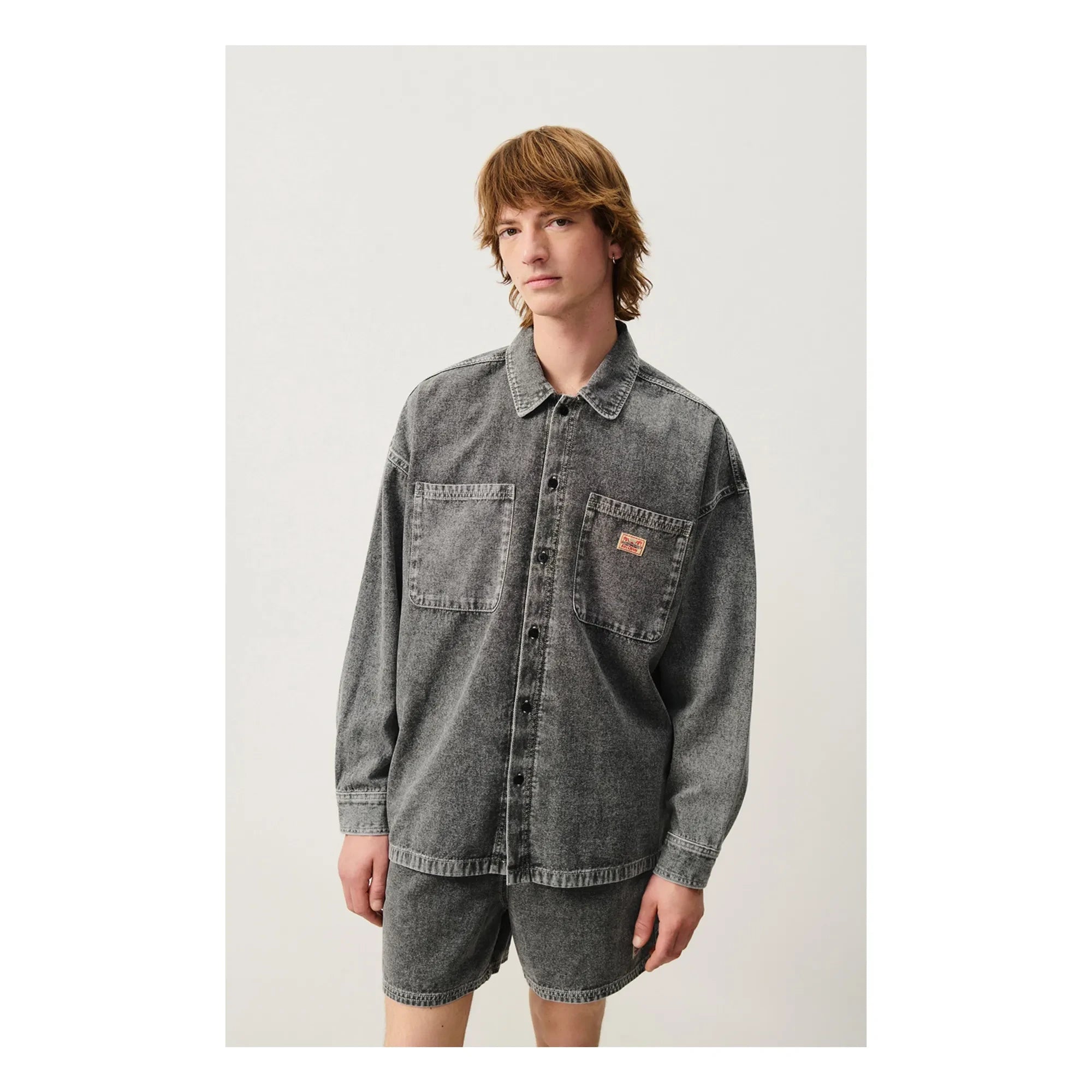 American Vintage - Camisa Jazy | Gris carbón