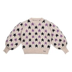 the new society - Ximena Etoiles Jersey de lana y fibras recicladas | Beige