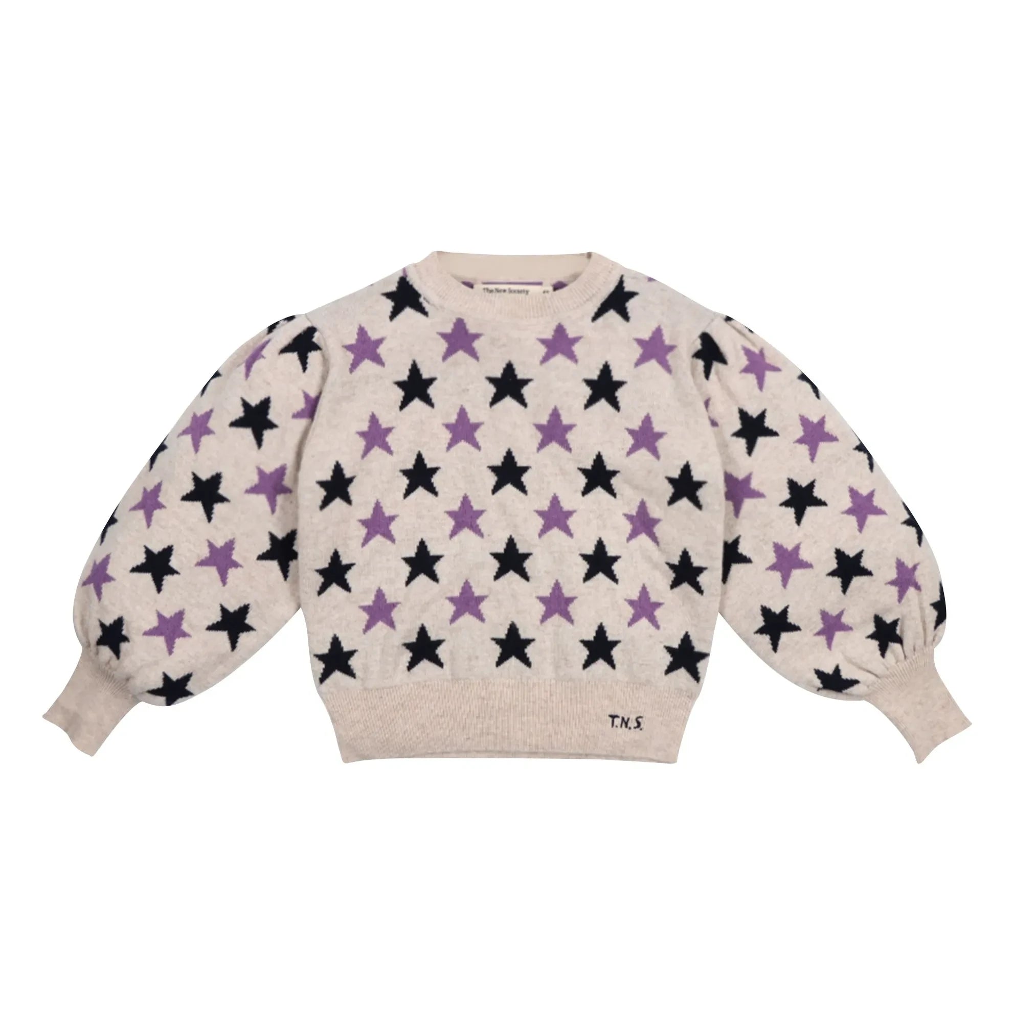 the new society - Ximena Etoiles Jersey de lana y fibras recicladas | Beige