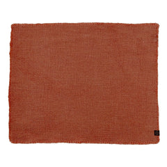 Haomy - Salvamantel individual de lino de California | Ladrillo rojo