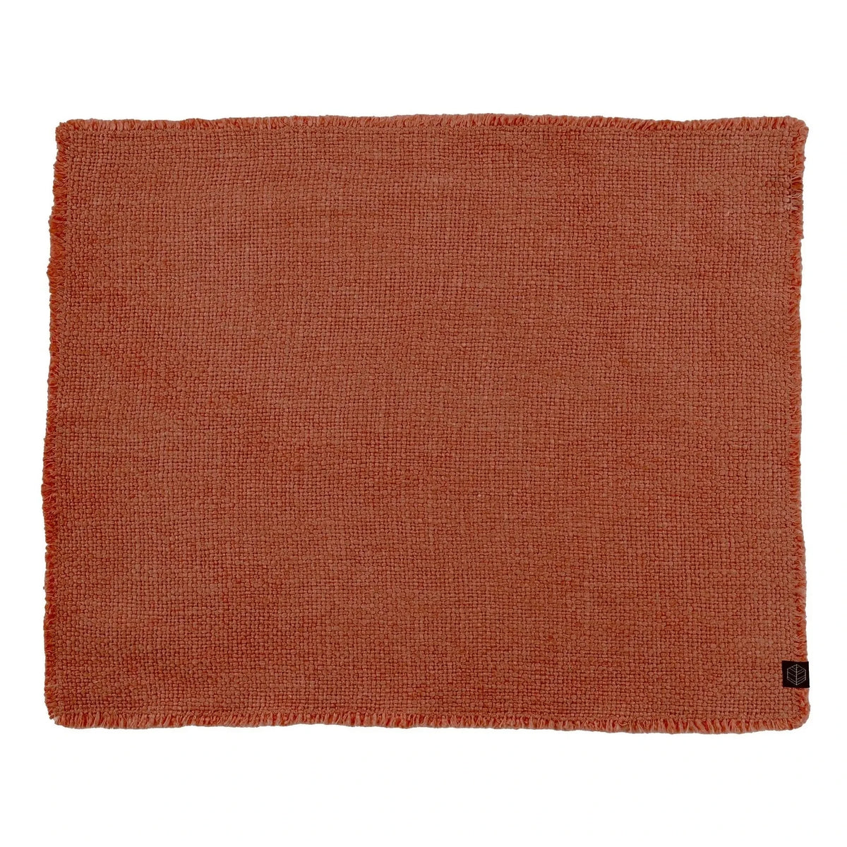 Haomy - Salvamantel individual de lino de California | Ladrillo rojo