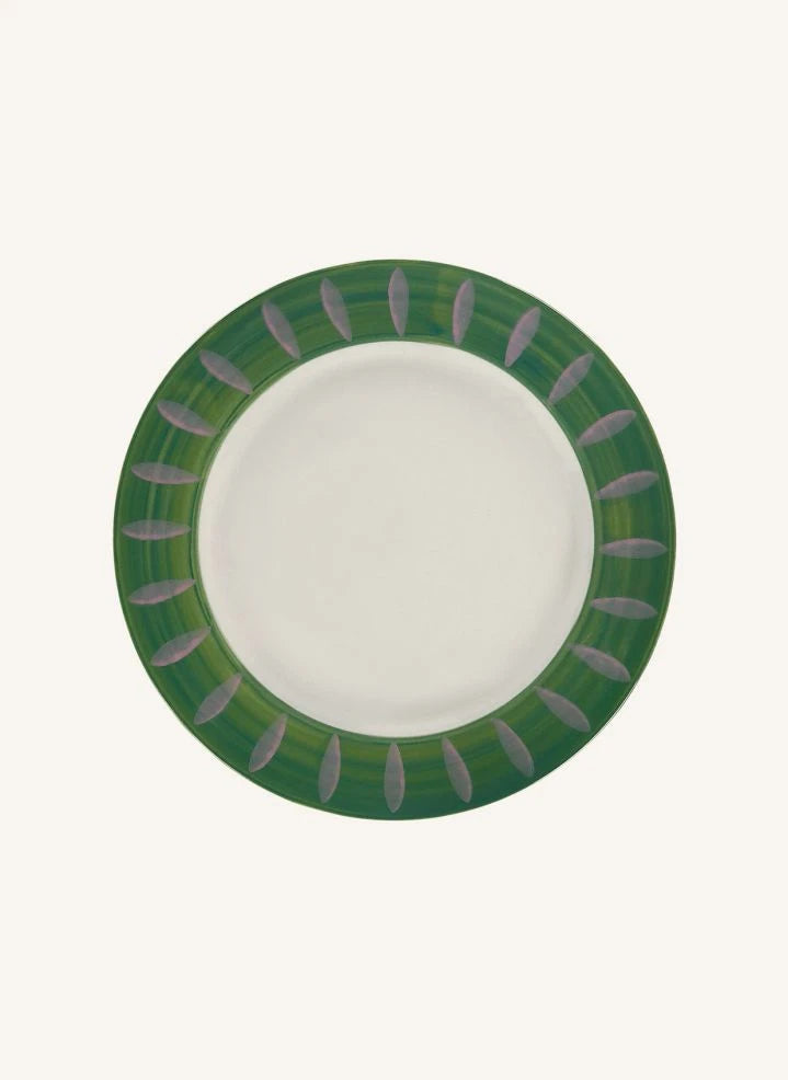 Anna + Nina - Plato de postre Oliva | Verde