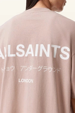 Camiseta extragrande de algodón para hombre AllSaints