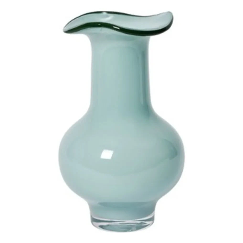 Broste Copenhagen - Jarrón de cristal Mirja | Azul