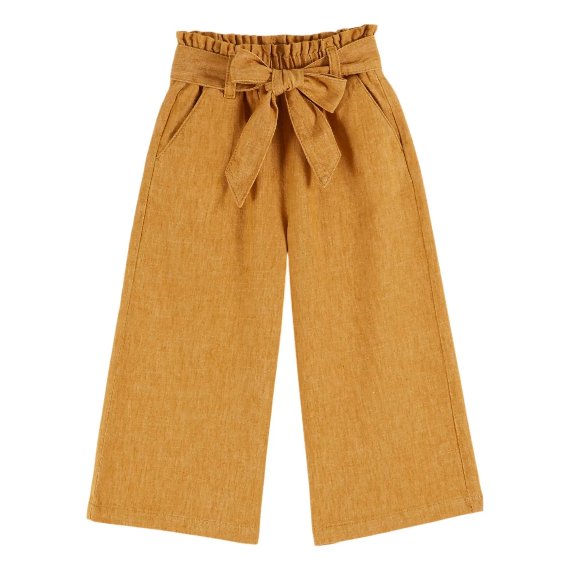 Emile et Ida - Pantalones anchos con cinturón | Mostaza