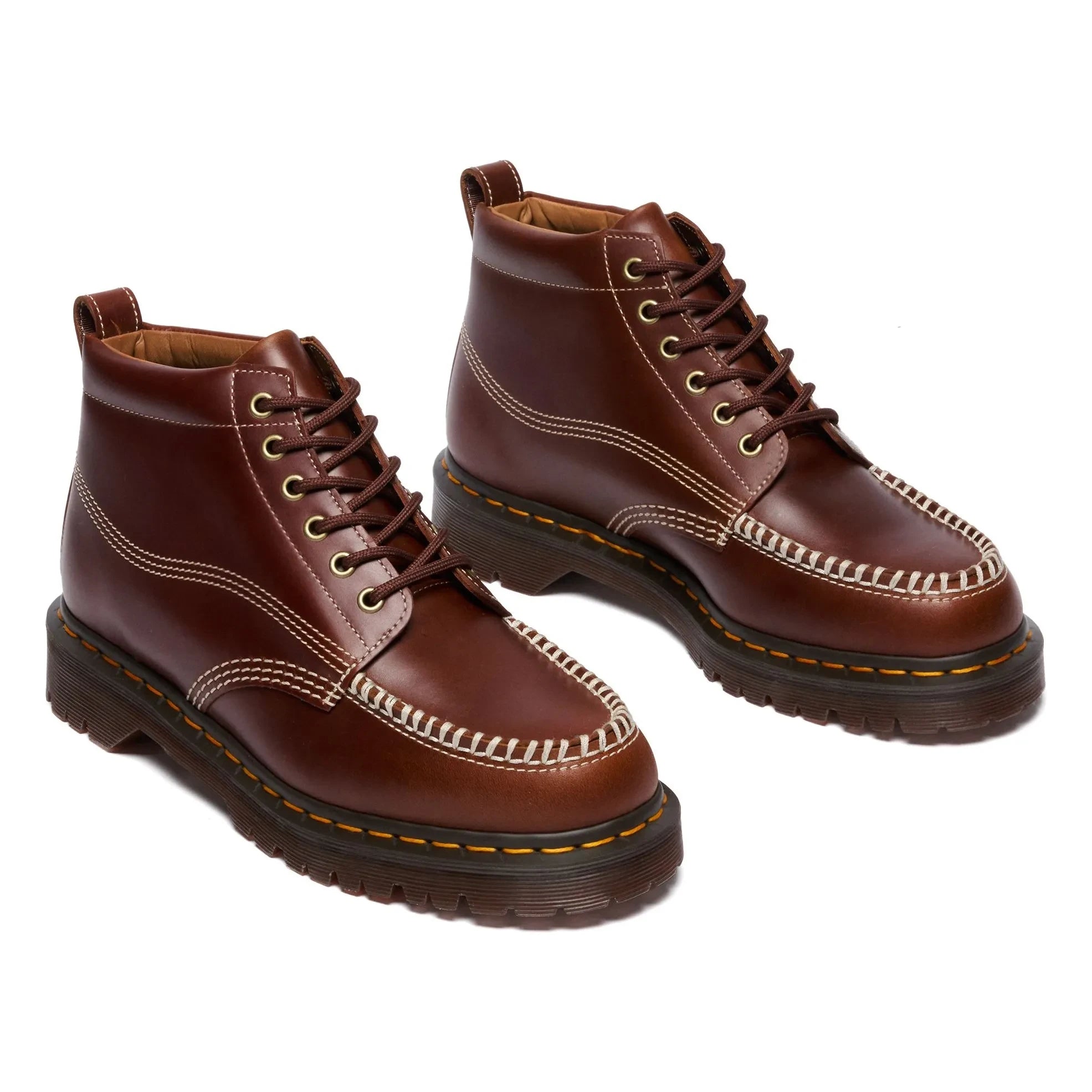 Dr Martens - Botines Lowell Chukka con Cordones | Marrón