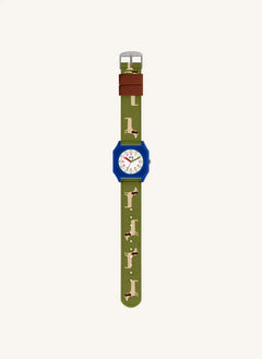 Mini Kyomo - Reloj Teckels - Mini Kyomo x Taxi Brousse | Haki
