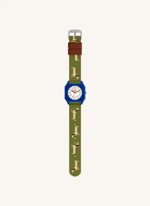 Mini Kyomo - Reloj Teckels - Mini Kyomo x Taxi Brousse | Haki