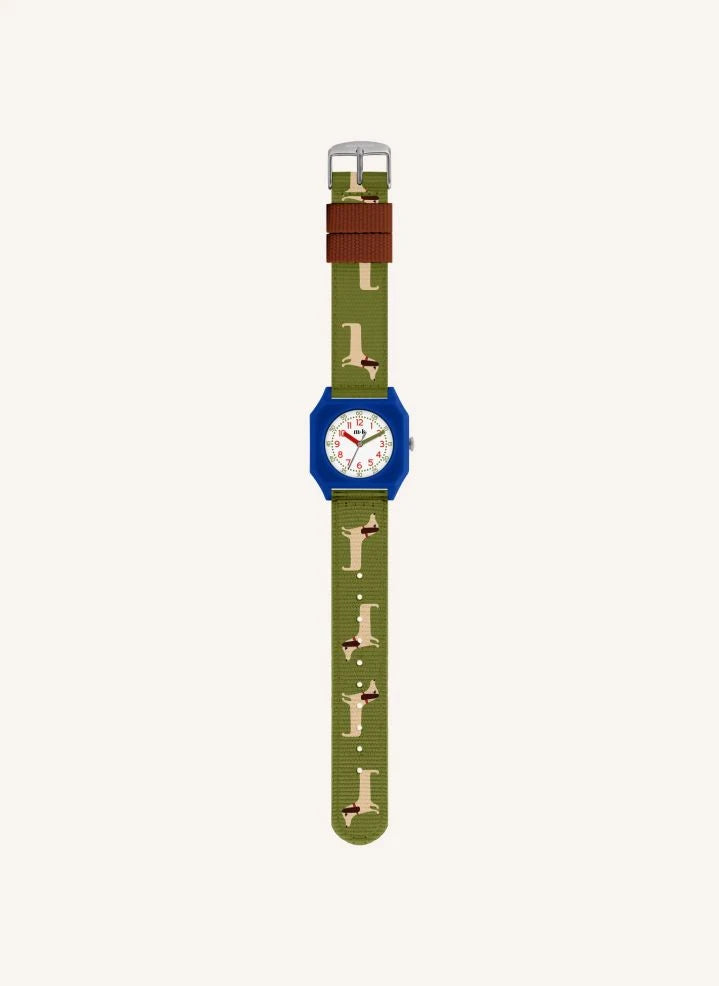 Mini Kyomo - Reloj Teckels - Mini Kyomo x Taxi Brousse | Haki