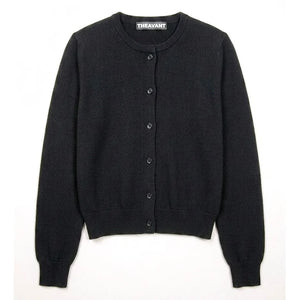 THEAVANT - Cárdigan de algodón orgánico Saint Etienne | Negro
