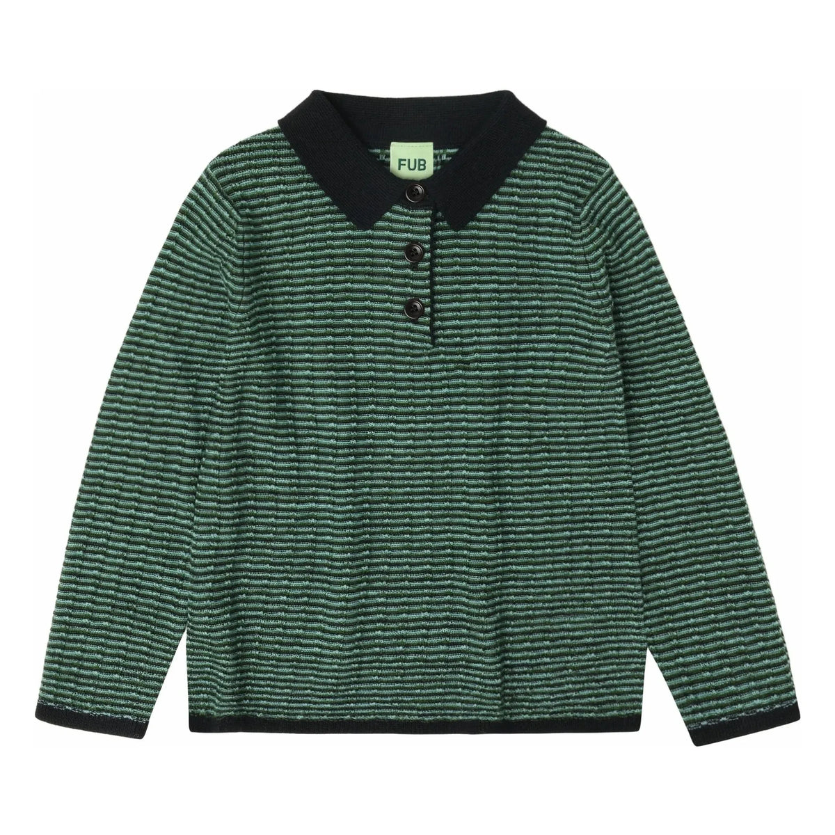 FUB - Polo de lana merino | Verde