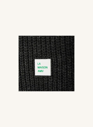 American Vintage - Suéter de lana y alpaca Crashway | Gris carbón