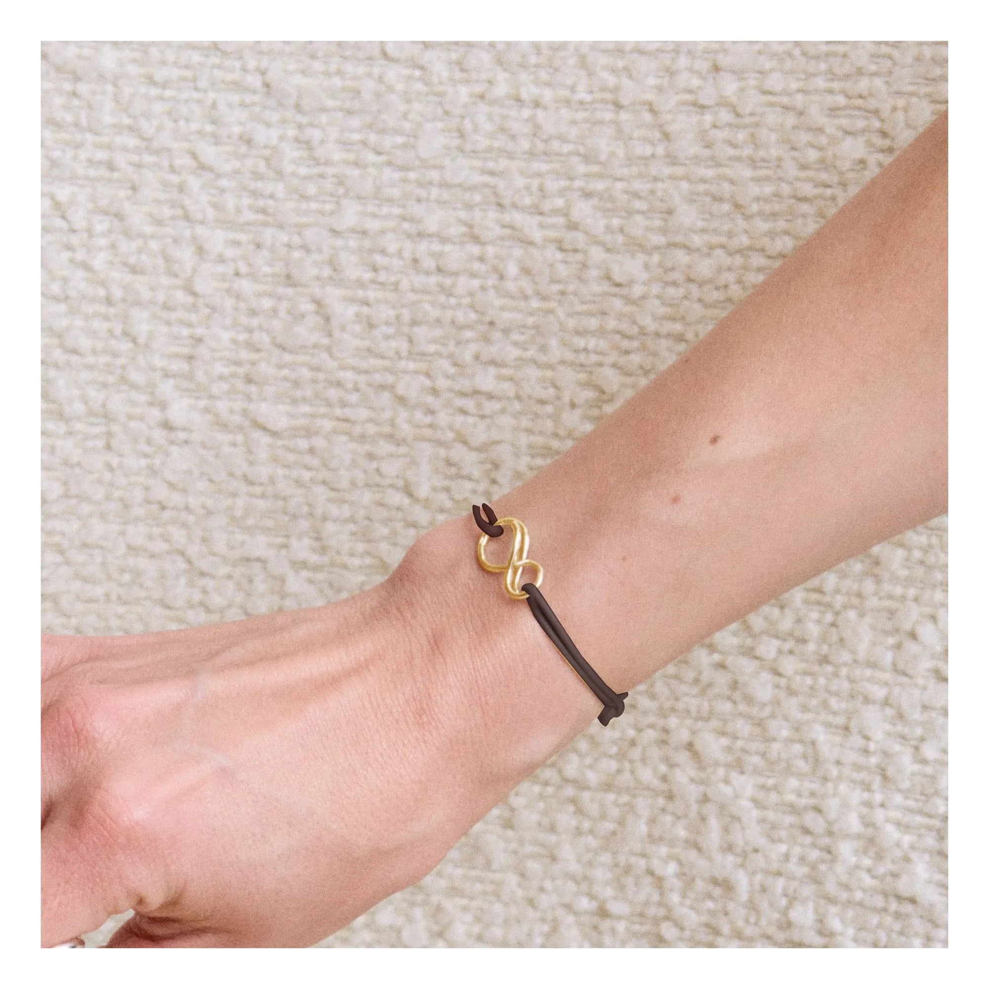 LAH - Pulsera Mini-Infinity | Chocolate