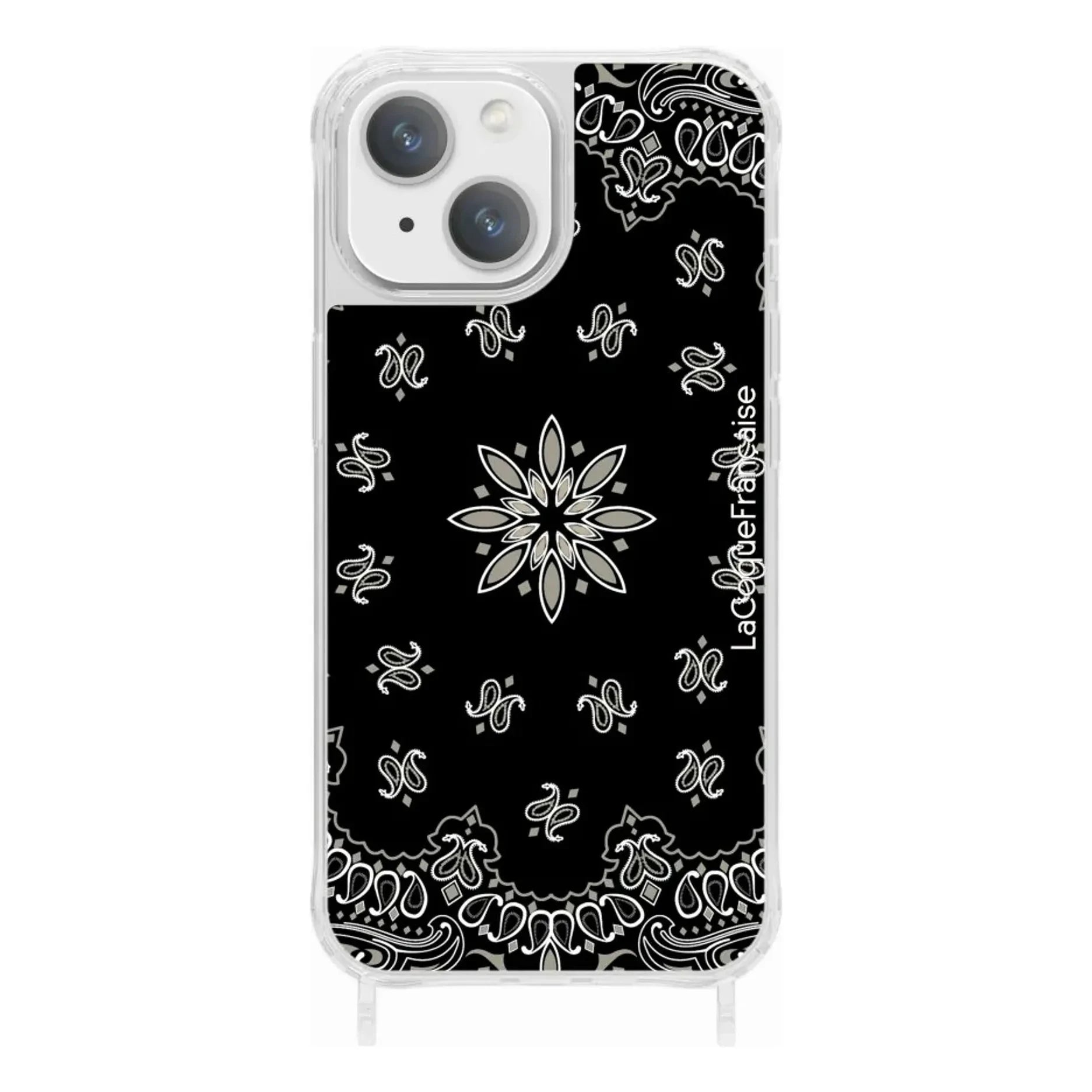 LaCoqueFrançaise - Funda bandana para iPhone | Negra
